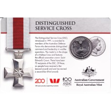 2017 20¢ Legends of the Anzacs - Distinguished Service Medal Carded/Coin